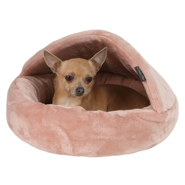 I love pets Afrodithe staro-růžové iglu pro psa z fleecu Rozměr (cm): 55