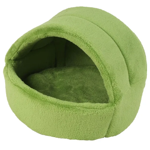 I love pets Coral zelené iglú pro psa z fleecu