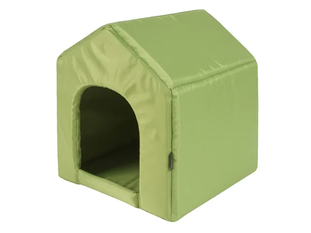 I love pets Economy zelená bouda pro psa Barva: Zelená, Rozměr (cm): 56 x 46