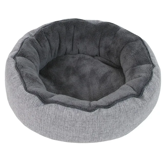 I love pets Emily světle šedý kulatý pelech pro psa Barva: Šedá, Rozměr (cm): 48