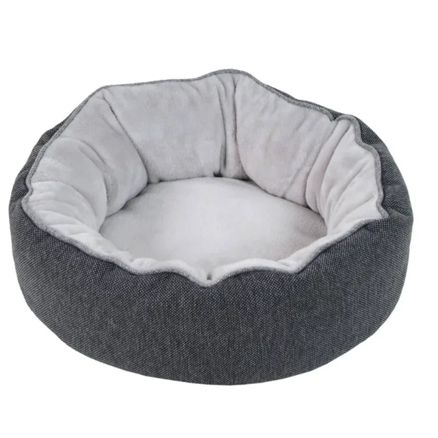 I love pets Emily tmavě šedý kulatý pelech pro psa Barva: Šedá, Rozměr (cm): 48