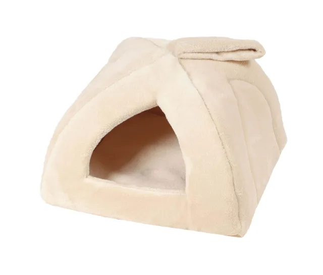 I love pets House béžové iglú pro psa z fleecu Rozměr (cm): 45 x 45
