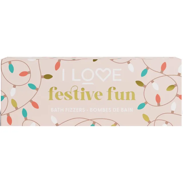 I Love Special Moments Festive Fun koupelová bomba vůně Cinnamon, Pumpkin Spice, Gingerbread 3x150 g