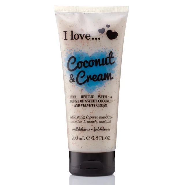 I LOVE Sprchový peeling 200 ml - kokos se smetanou