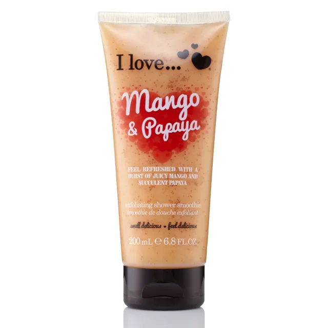 I LOVE Sprchový peeling 200 ml - mango s papájou
