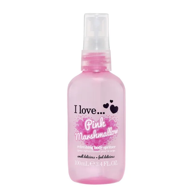I LOVE Tělový sprej 100 ml - růžový marshmallow