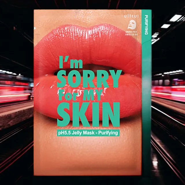 I'M SORRY FOR MY SKIN - pH 5,5 Jelly Mask #Purifying - Čisticí plátýnková maska - 33 ml