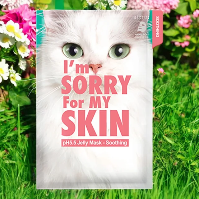 I'M SORRY FOR MY SKIN - pH 5,5 Jelly Mask #Soothing - Zjemňující plátýnková maska - 33 ml