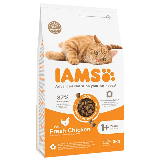 IAMS Advanced Nutrition Adult Cat s kuřecím - 3 kg