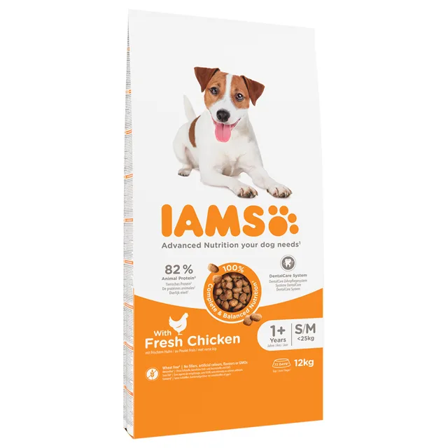 IAMS Advanced Nutrition Adult Small & Medium Dog s kuřecím - výhodné balení: 2 x 3 kg