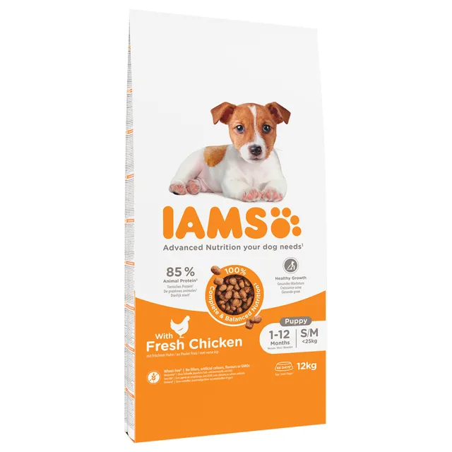 IAMS Advanced Nutrition Puppy Small / Medium Breed kuřecí - 3 kg