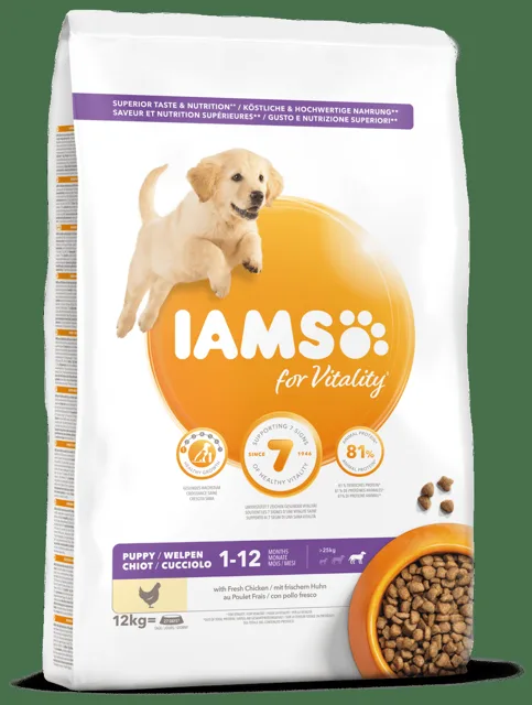 IAMS Dog Puppy Large Chicken 12kg