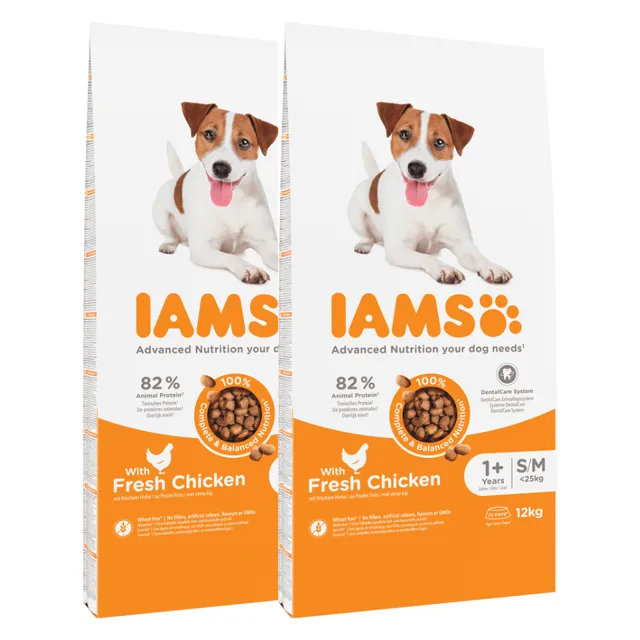 IAMS ProActive Health Adult Small &amp; Medium Breed Chicken 2 x 12 kg