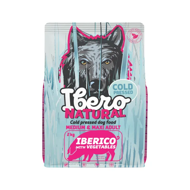Ibero Cold Press Dog Medium &amp; Maxi Adult Iberico - 2kg
