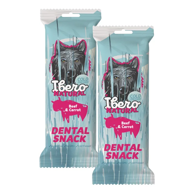Ibero Dental Snacks Beef &amp; Carrot - 2x S/M (3ks/70g)