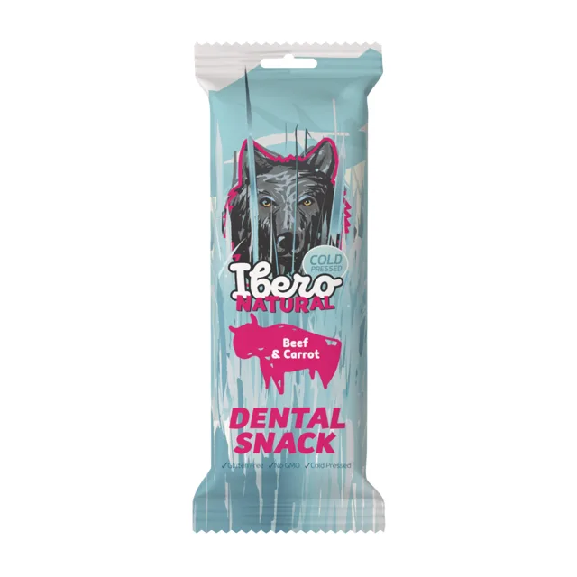 Ibero Dental Snacks Beef &amp; Carrot - S/M (3ks/70g)