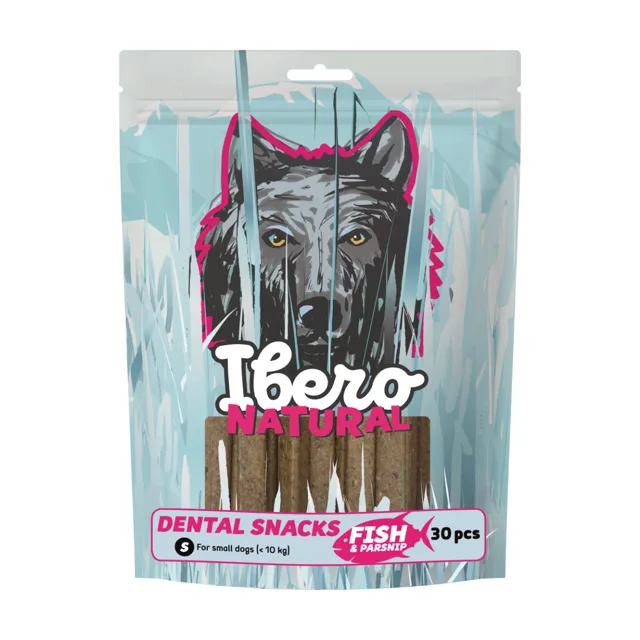 Ibero Dental Snacks Fish &amp; Parsnip - S (30ks/200g)