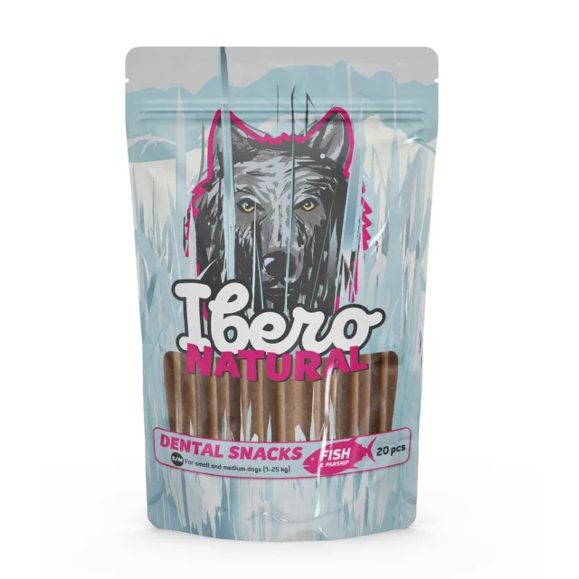 Ibero Dental Snacks Fish &amp; Parsnip - S/M (20ks/480g)