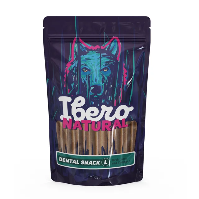Ibero Dental Snacks Lamb &amp; Collagen - L (10ks/460g)