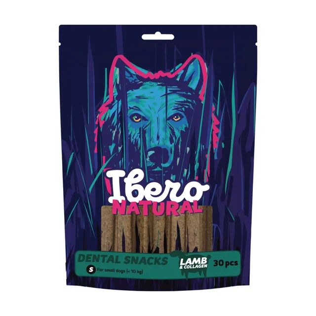 Ibero Dental Snacks Lamb &amp; Collagen - S (30ks/200g)