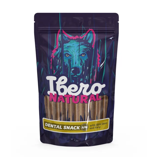 Ibero Dental Snacks Wild Boar &amp; Kelp - S/M (20ks/480g)