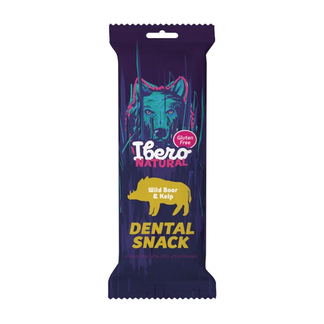 Ibero Dental Snacks Wild Boar &amp; Kelp - S/M (3ks/70g)