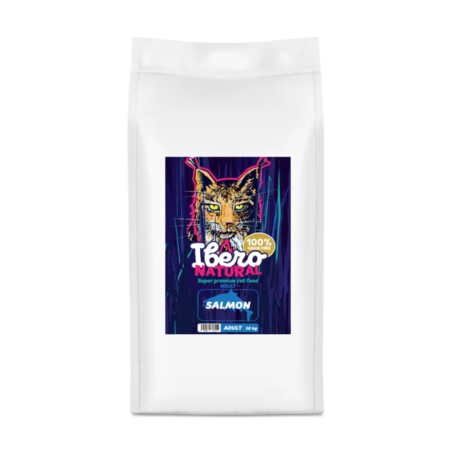 Ibero Grain Free Cat Adult Salmon - 10kg