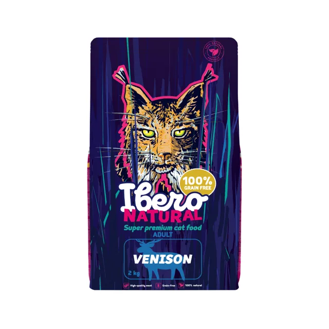 Ibero Grain Free Cat Adult Venison - 2kg
