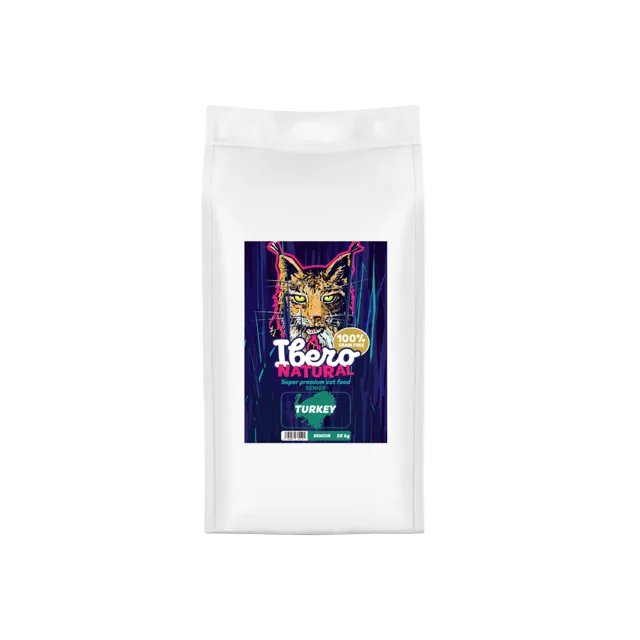 Ibero Grain Free Cat Senior Turkey - 10kg