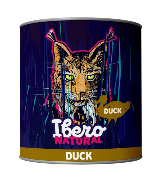 Ibero Natural Cat Duck - 12x200g