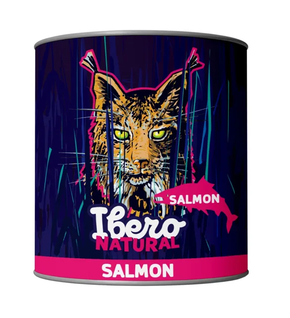 Ibero Natural Cat Salmon - 3x200g