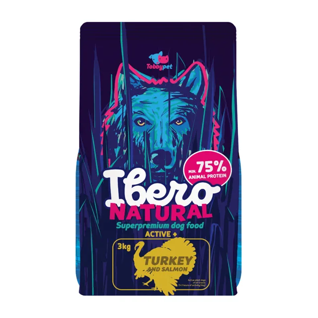 Ibero Natural Dog Active + - 3kg