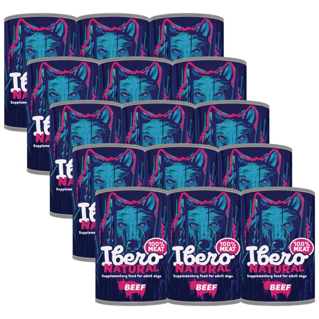 Ibero Natural Dog Adult Beef - 15x400g
