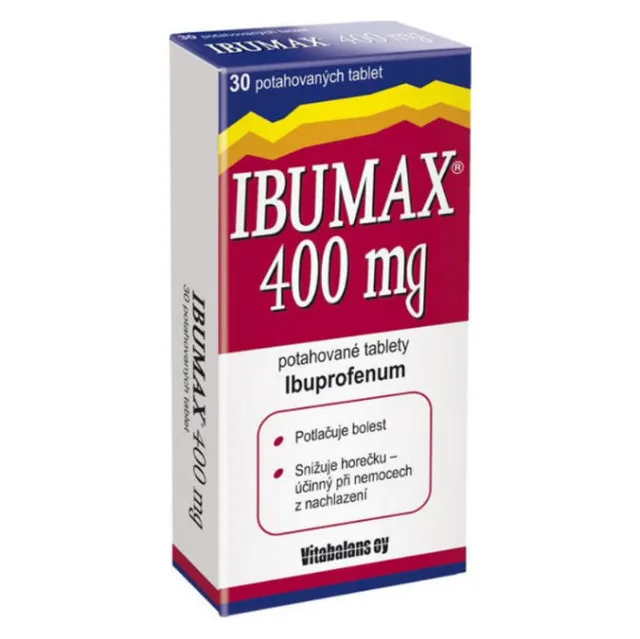 IBUMAX 400 mg 30 potahovaných tablet