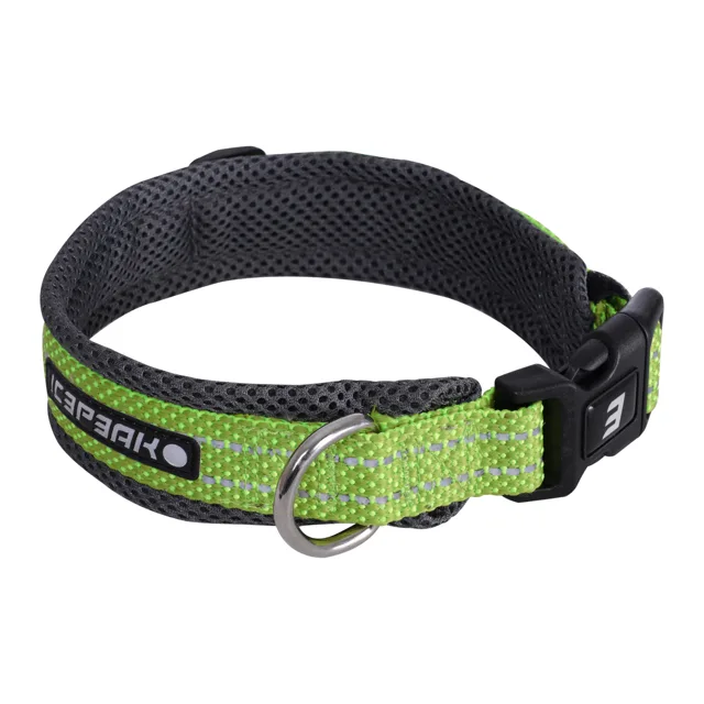 Icepeak Pet Grand X obojek, limetkový - velikost L: 50 - 60 cm obvod krku, 45 cm široký
