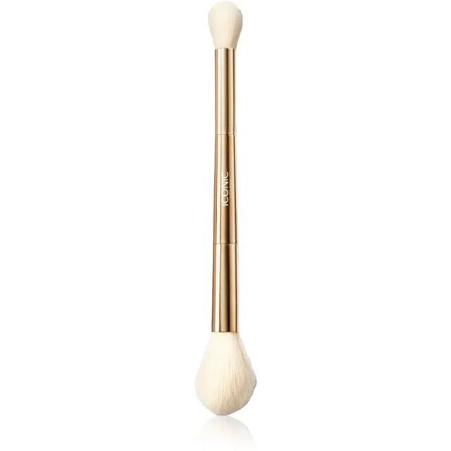 ICONIC London Highlight & Blush Brush oboustranný štětec na tvářenku a konturování 1 ks