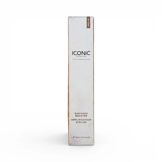 ICONIC LONDON Radiance Booster – tónovaný hydratační krém pro zářivou pleť, Bronze Glow odtien, 30ml