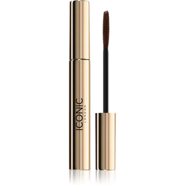 ICONIC London Triple Threat objemová a prodlužující řasenka odstín Brown 9 ml