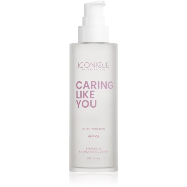 ICONIQUE Professional CARING LIKE YOU Deep Hydration hydratační olej pro suché a poškozené vlasy 100 ml