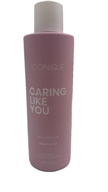 ICONIQUE Professional Caring Like You – Deep Hydration Shampoo 01, 250ml (poškozený aplikátor)