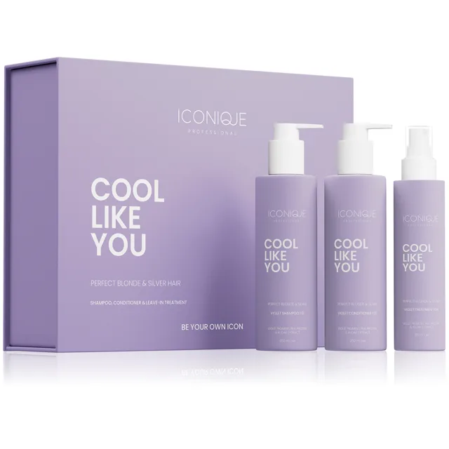 ICONIQUE Professional Dárková sada pro studenou & zářivou blond Cool Like You
