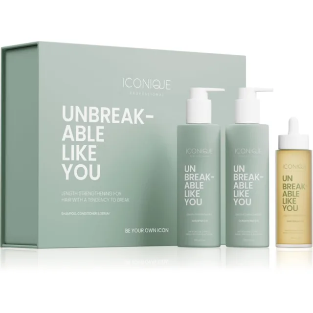 ICONIQUE Professional UNBREAKABLE LIKE YOU Length Strengthening Set sada pro posílení vlasů
