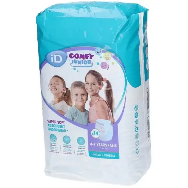 iD Comfy Junior Pants 4-7 let navlékací kalhotky 14 ks