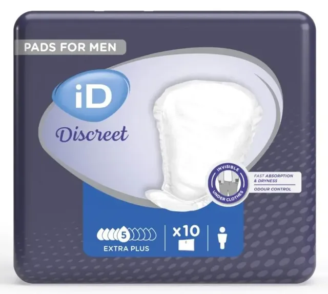 iD Discreet Pads for Men Extra Plus vložky pro muže 10 ks