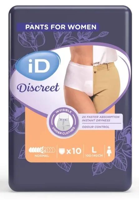 iD Discreet Pants Normal L 10 ks