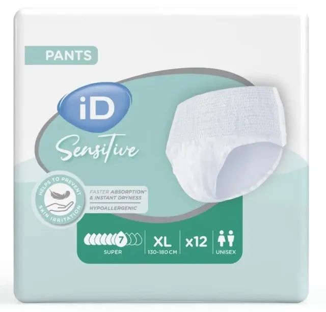 iD Pants Sensitive XL Super 12 ks