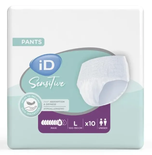 iD Sensitive Pants Maxi L 10 ks