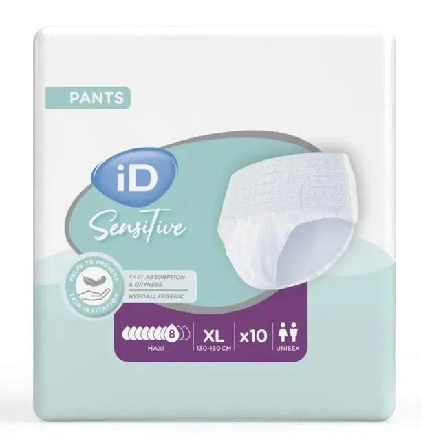 iD Sensitive Pants Maxi XL 10 ks