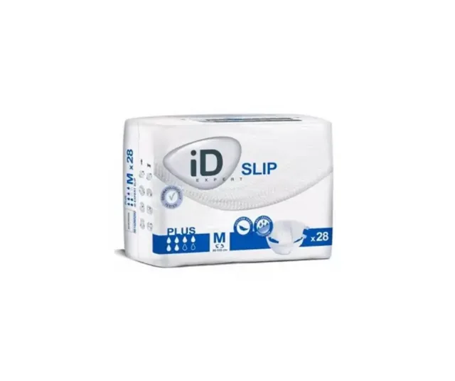 iD Slip Medium Plus plenkové kalhotky s lepítky 28 ks