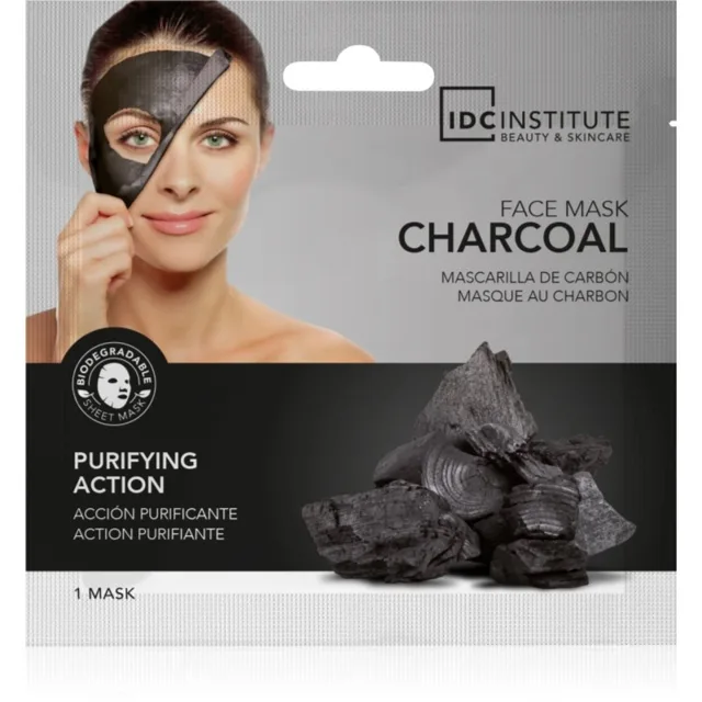 IDC Institute Charcoal čisticí maska na obličej 22 g